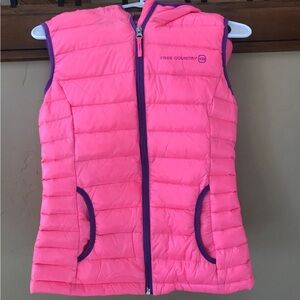 Free Country down vest girls 14-16